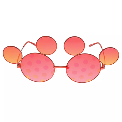 Lunettes Mickey rouge/corail métal