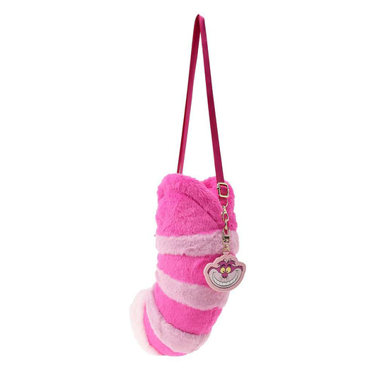 Pochette peluche  cheshire avec bijoux de sac