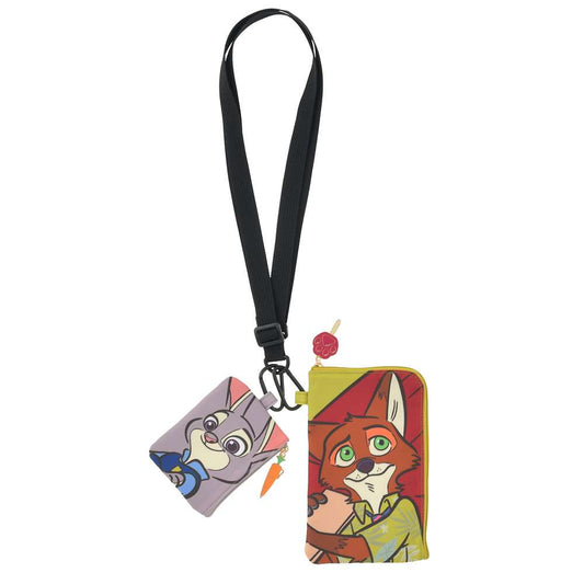 Ensemble 2 pochettes judy et nick zootopie travel