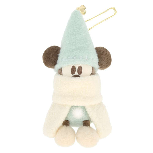 Porte clés peluche mickey lutin bleu