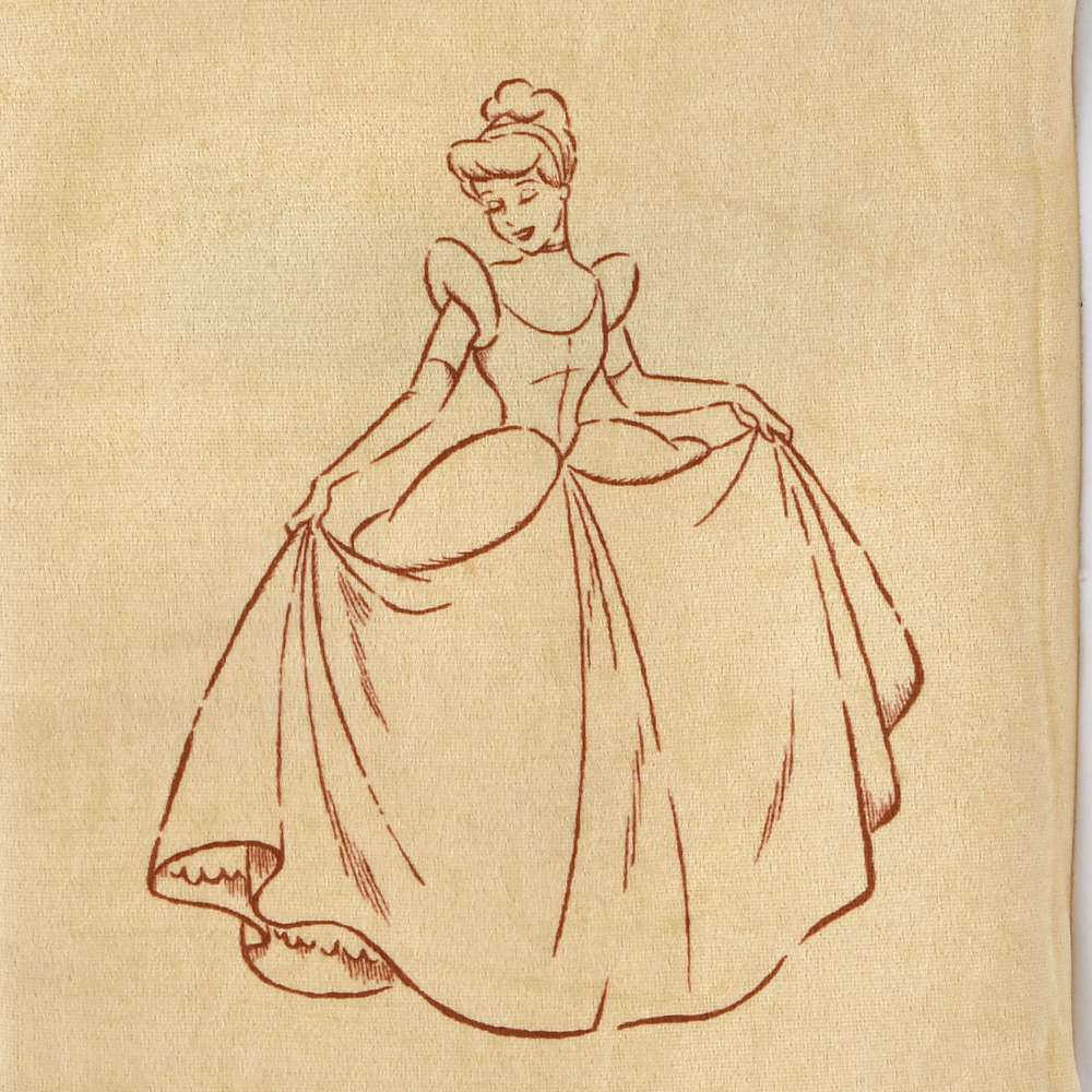 Housse pour boite a mouchoirs cendrillon