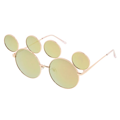 Lunettes mickey miroir rose gold