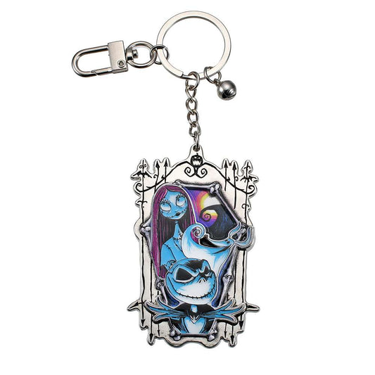 Porte clés phosphorescent jack et sally