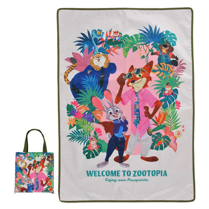 drap de  pique nique zootopie tropicale