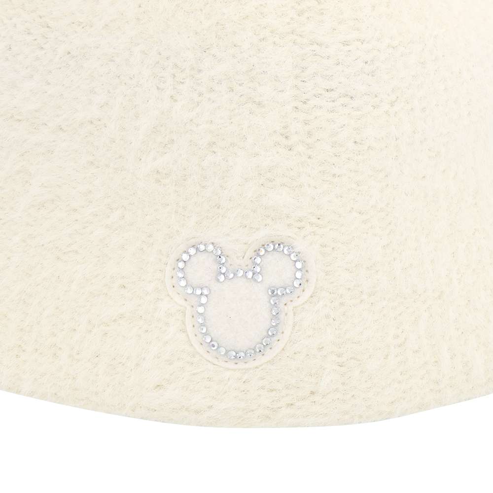 Chapeau mickey beige strass