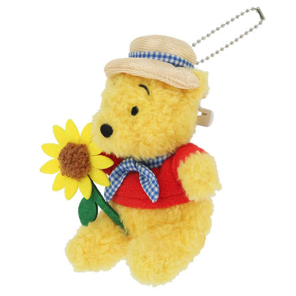 Porte cles peluche winnie tournesol