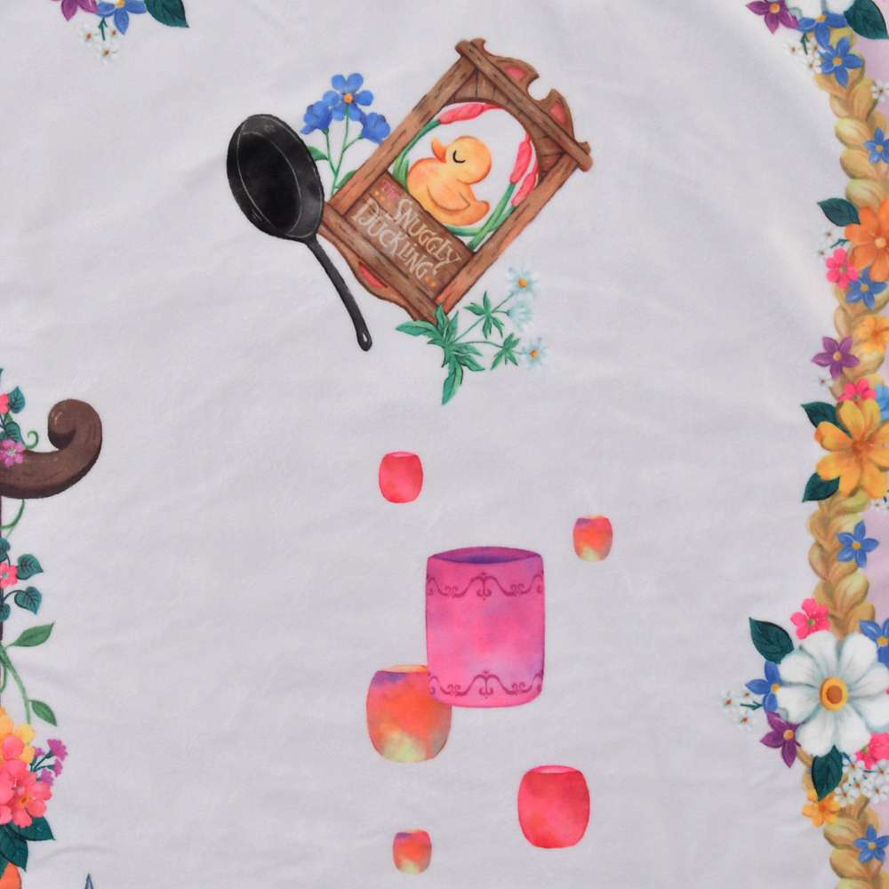 Plaid 2 en 1 raiponce 15 eme anniversaire