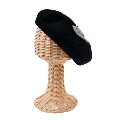 Béret cheshire  black phosphoresecent