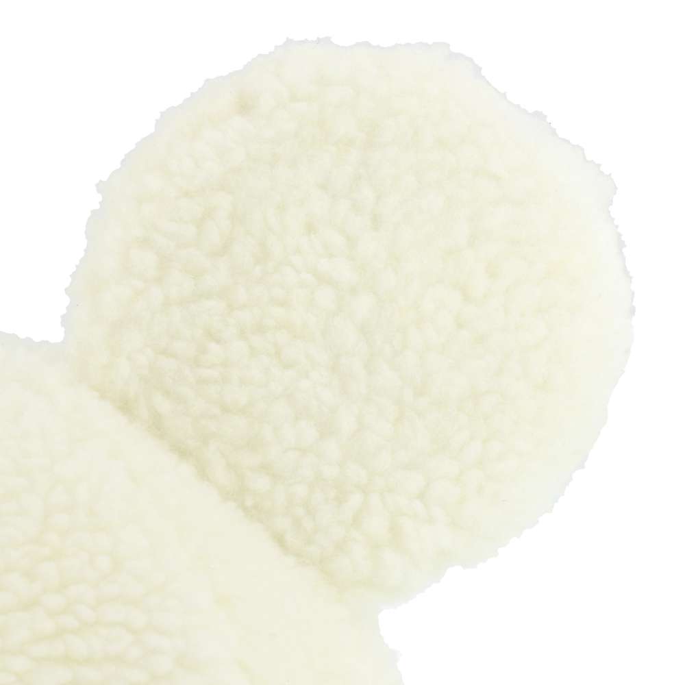 Bonnet mickey peluche blanc