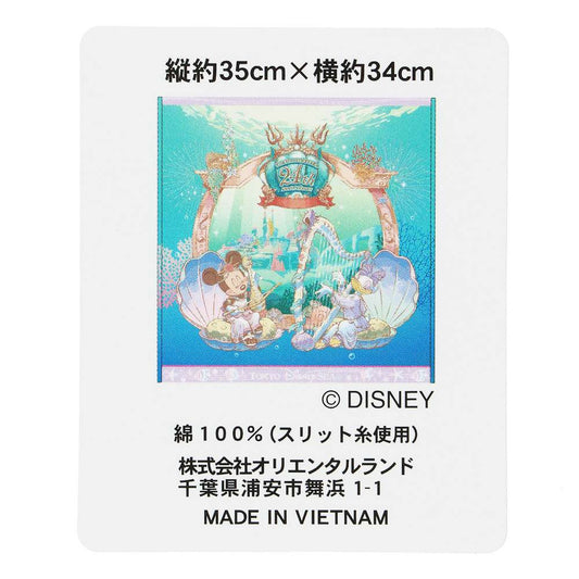 Serviette anniversaire 24 ans tokyo disney sea