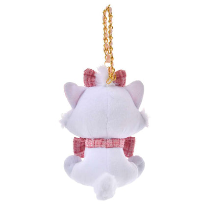 Porte clés peluche Marie style tweed