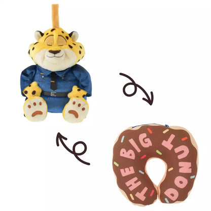 Coussin de voyage clawhauser 2en 1 zootopia travel
