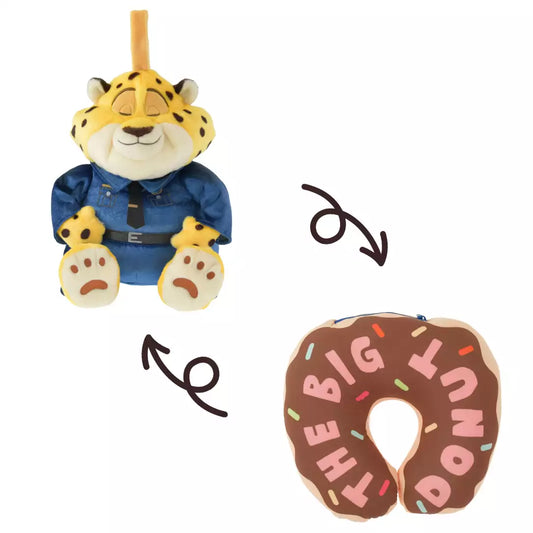 Coussin de voyage clawhauser 2en 1 zootopia travel