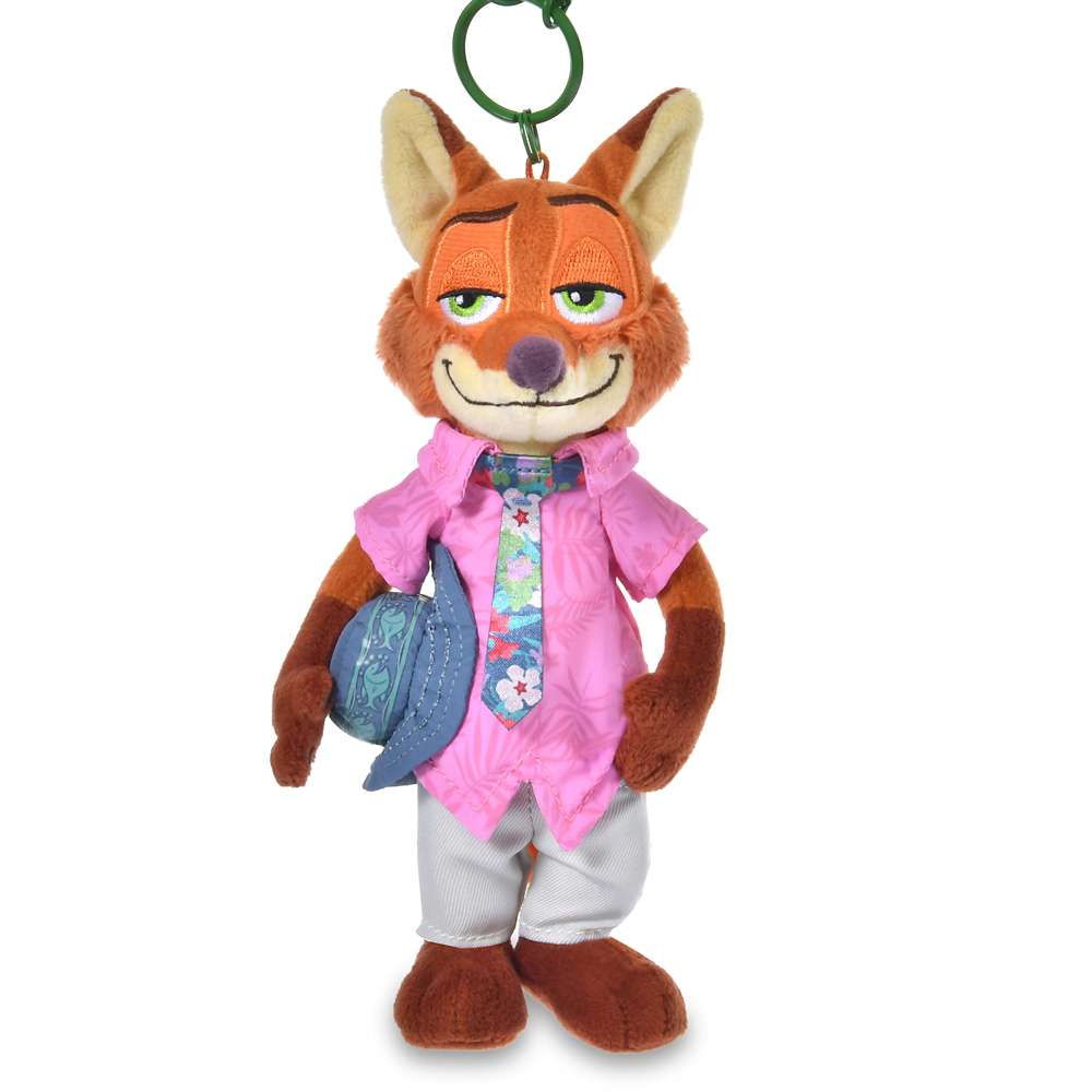 Porte cles peluche nick zootopie tropicale