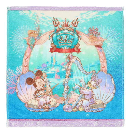 Serviette anniversaire 24 ans tokyo disney sea