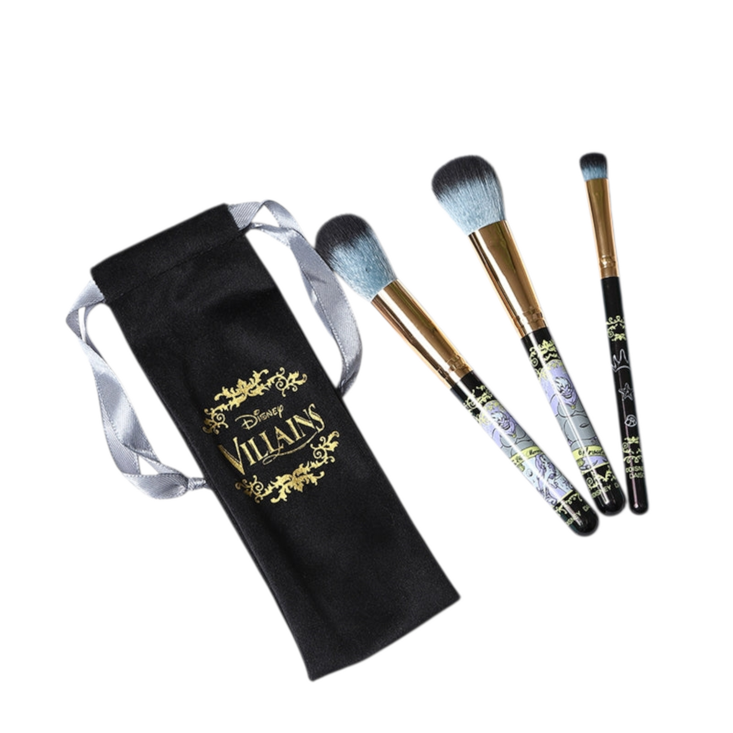 La petite sirene ensemble 3 pinceaux a maquillage