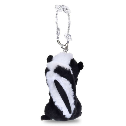 Porte cles peluche fleur printemps romance