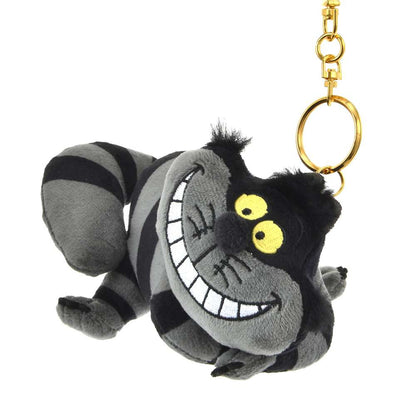 Porte clés peluche cheshire black phosphorescent