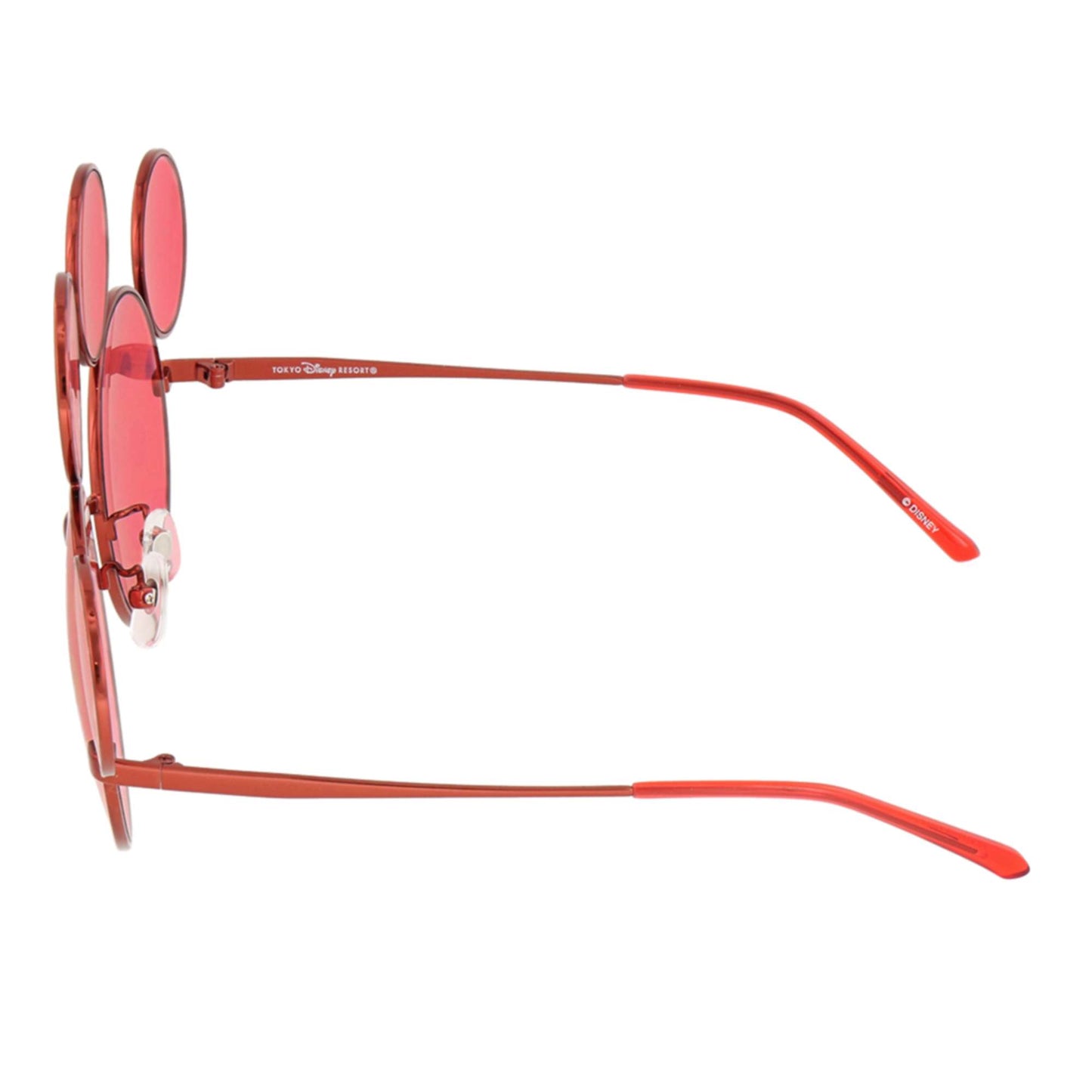 Lunettes corail et rouge