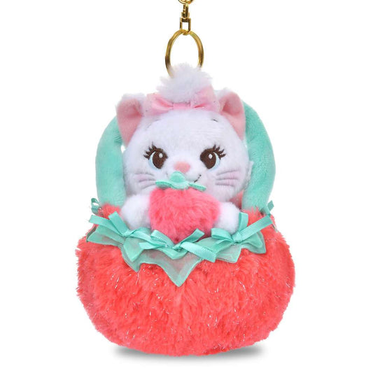 Porte cles peluche marie glossy fruits