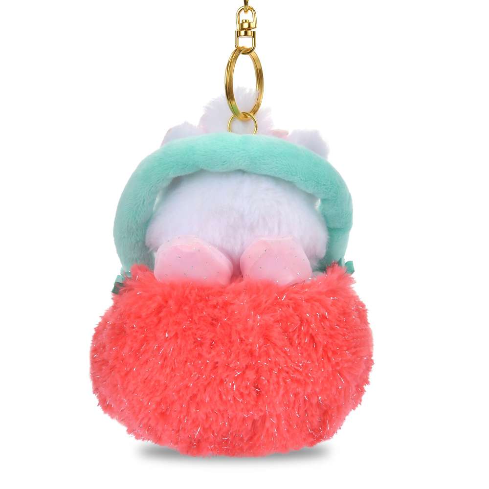 Porte cles peluche marie glossy fruits