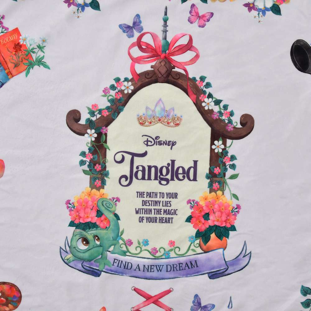 Plaid 2 en 1 raiponce 15 eme anniversaire