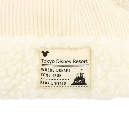 Bonnet mickey mix velours beige