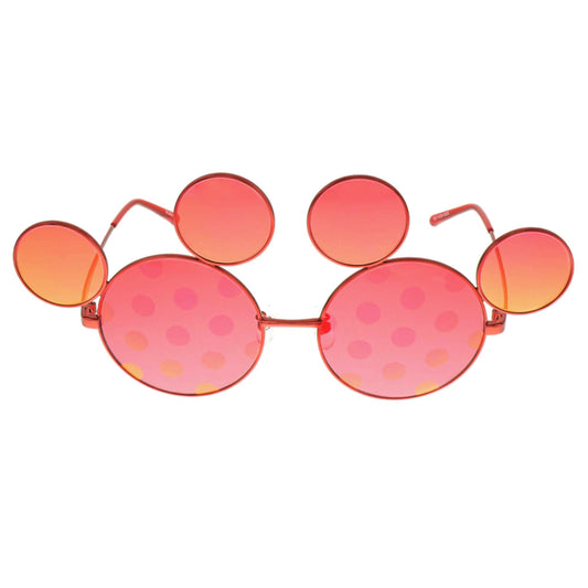 Lunettes corail et rouge