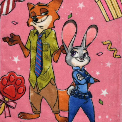 Lot de 2 serviettes zootopie judy et nick