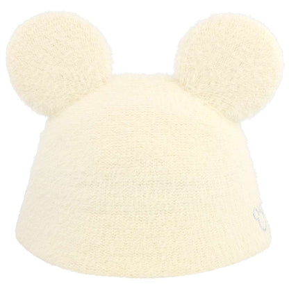 Chapeau mickey beige strass