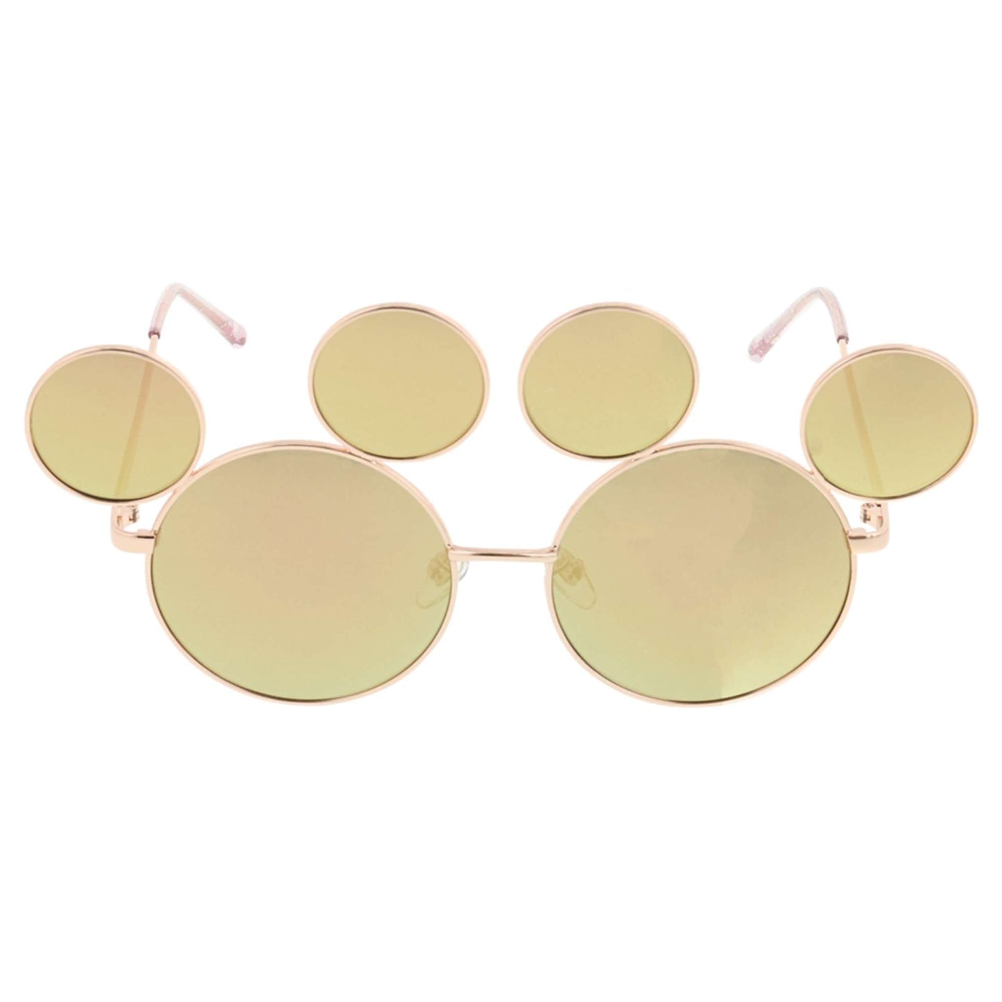 Lunettes mickey miroir rose gold
