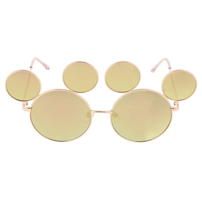 Lunettes mickey miroir rose gold