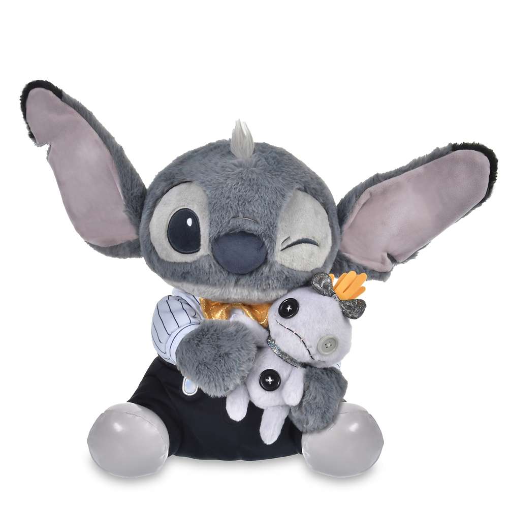 Peluche stitch et scrump kuronohi black style disney store japon