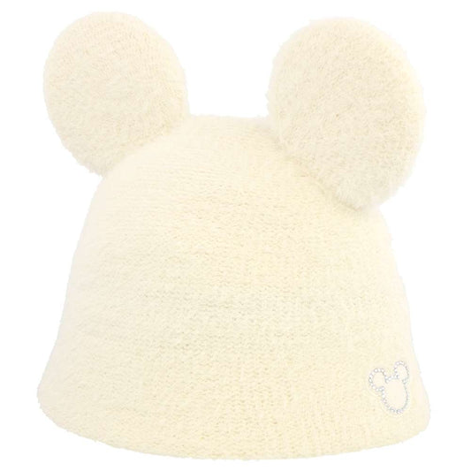 Chapeau mickey beige strass