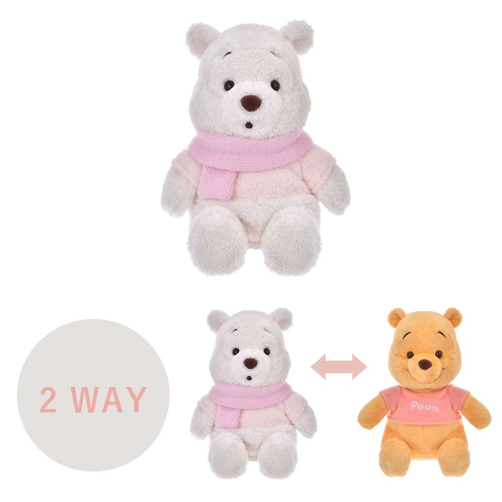 Peluche winnie l 'ourson 2 en 1 winter