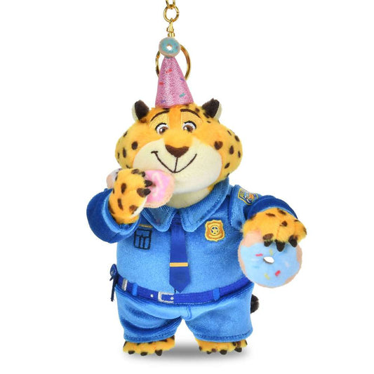 Porte cles peluche clawhauser zootopie collection anniversaire